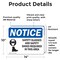 Signmission 10 in Height, 14 in Width, Vinyl Decal, Rectangle OS-2PACK-NS-D-1014-L-16514 - alternate 6